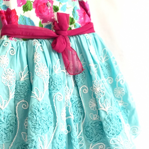 {Mabel & Moxie} whimsical floral dress - Picture 14 of 14